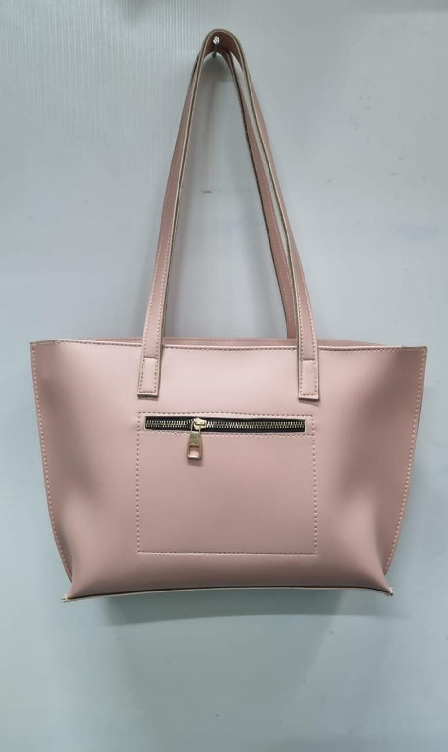 Long Handle Tote Bag (Pink)