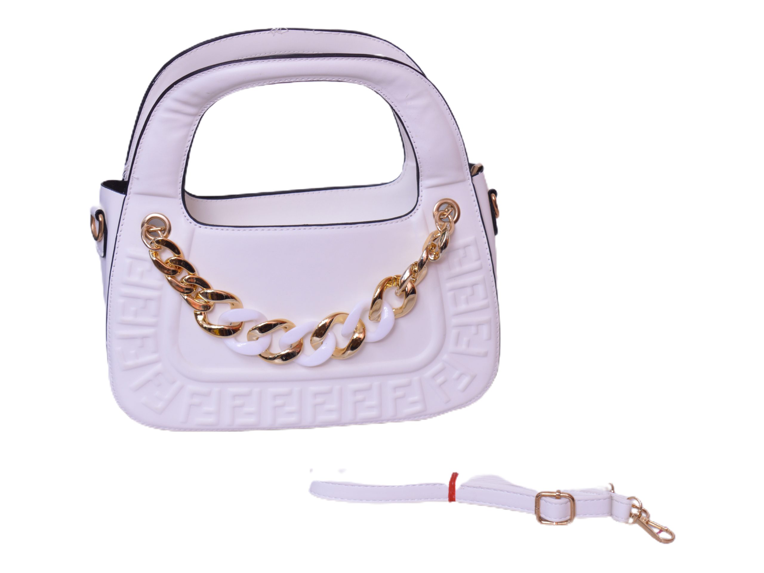 Trendy Crossbody Shoulder Handbag For Girls / Women. (White)