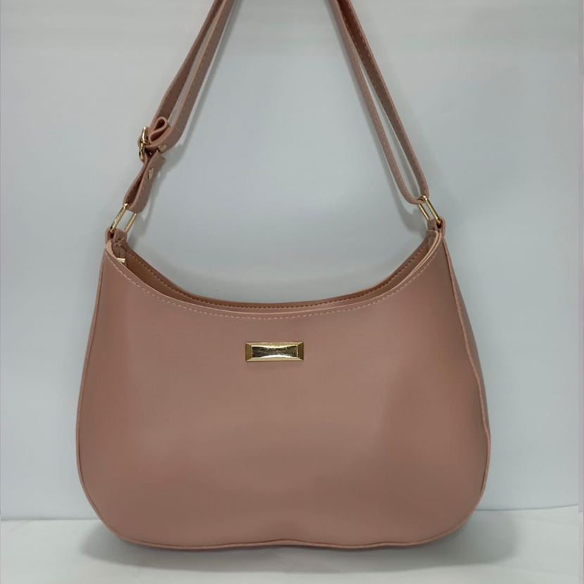 Hobo Shoulder Bag (Peach)