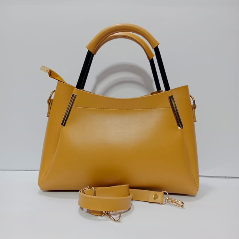 Bloom Shoulder Handbag (Mustard)