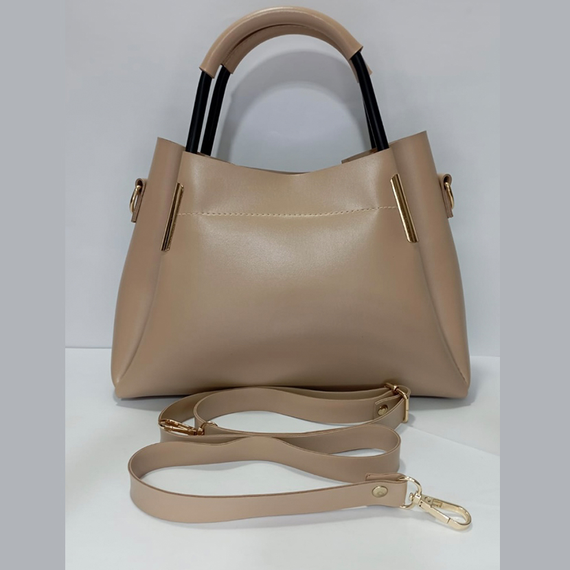 Bloom Shoulder Handbag (Beige)