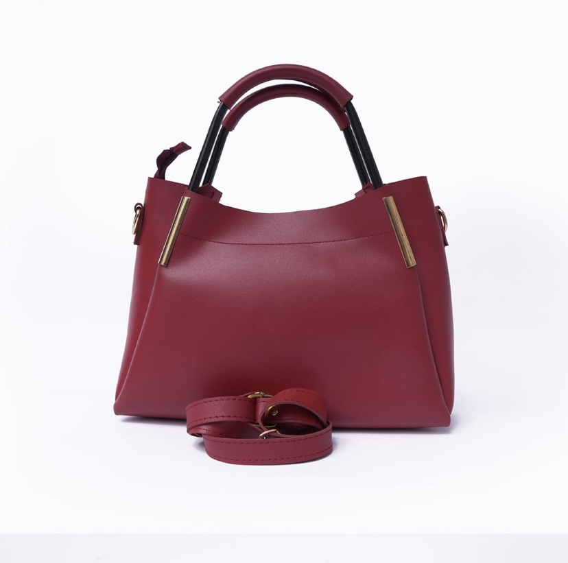 Bloom Shoulder Handbag (Maroon)