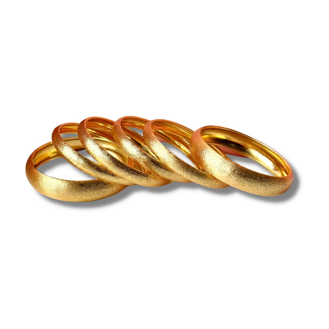 Gold Bangles Set