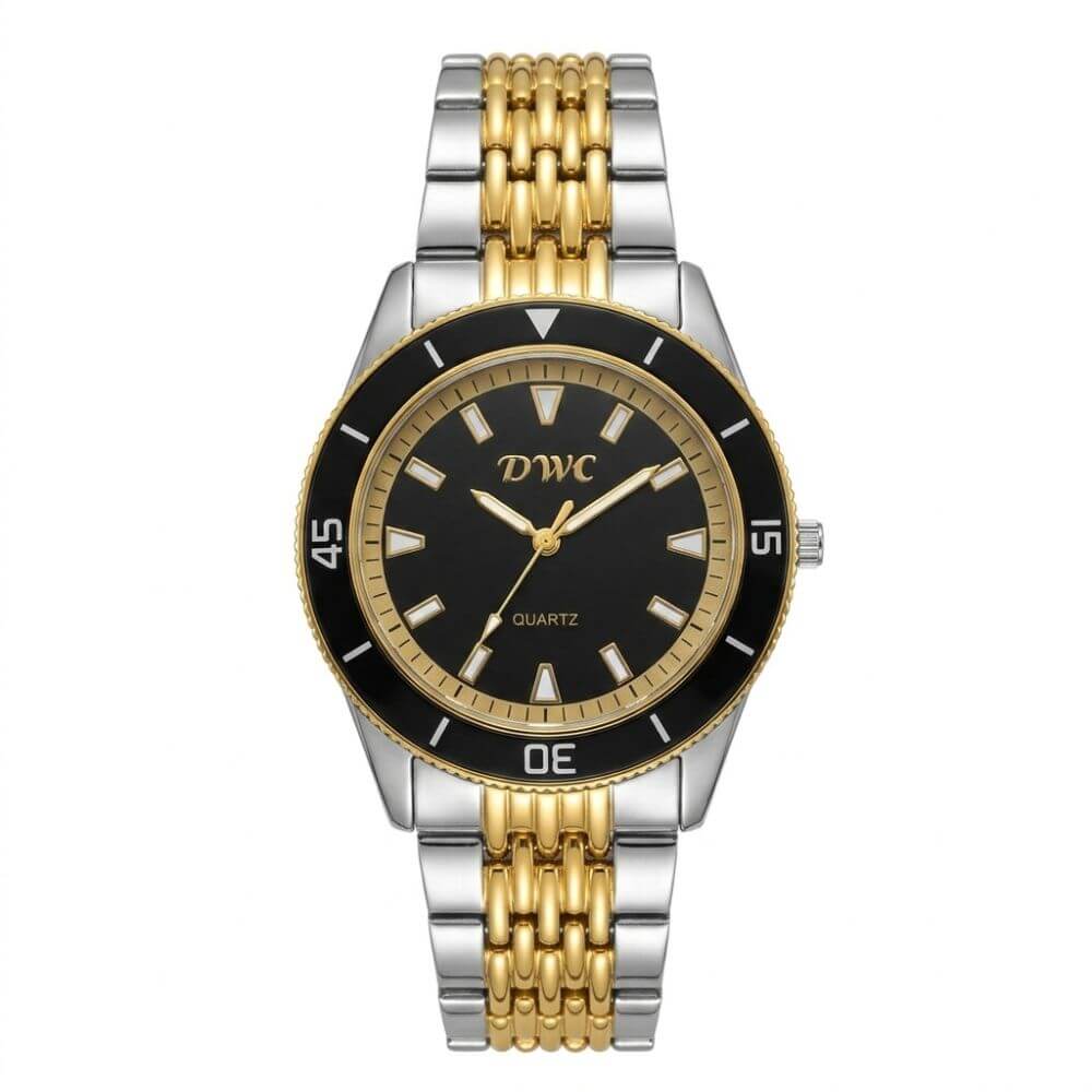 DWC  Dual-Tone Quartz Watch (silver & gold)