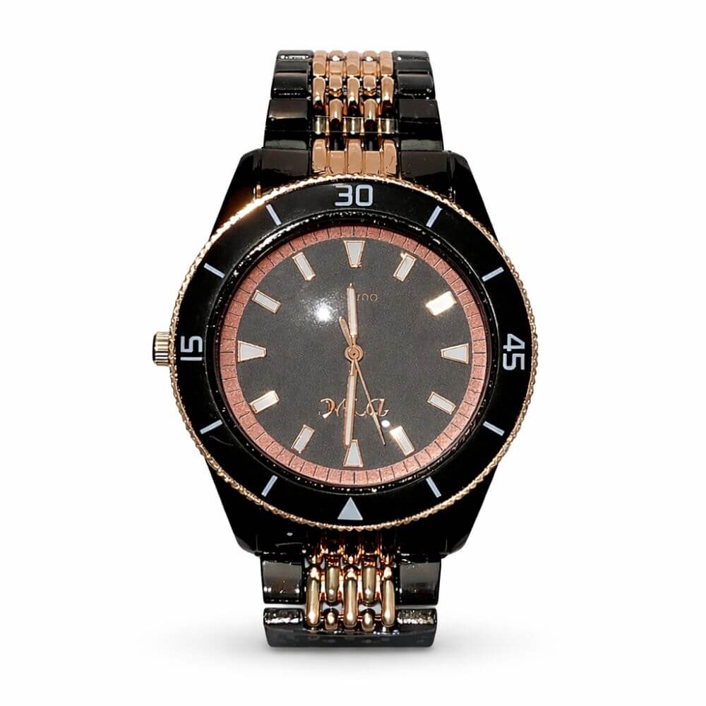 DWC  Dual-Tone Quartz Watch (Black & Gold)