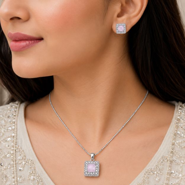 Pink Crystal Elegance Set