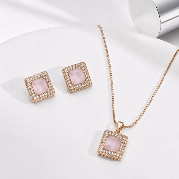 Rose Gold Pink Elegance Set
