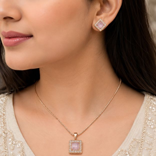 Rose Gold Pink Elegance Set