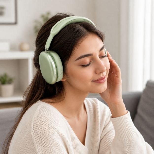 Green  P9 Wireless Headphones