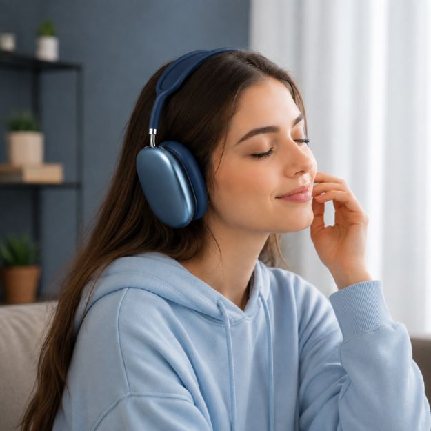 Blue  P9 Wireless Headphones