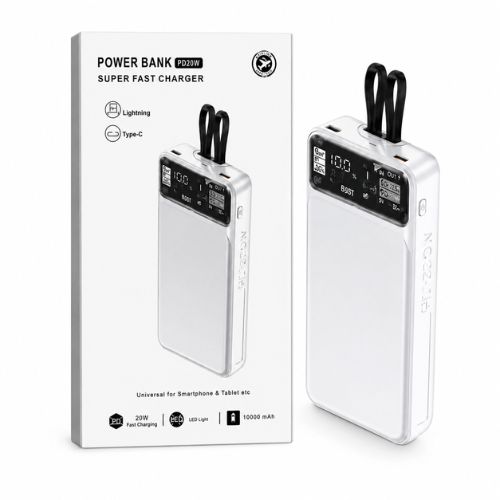 66W PD Super Fast Charging Power Bank(White)