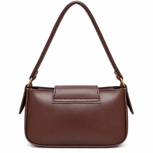 Classic Shoulder Bag – Chocolate Brown
